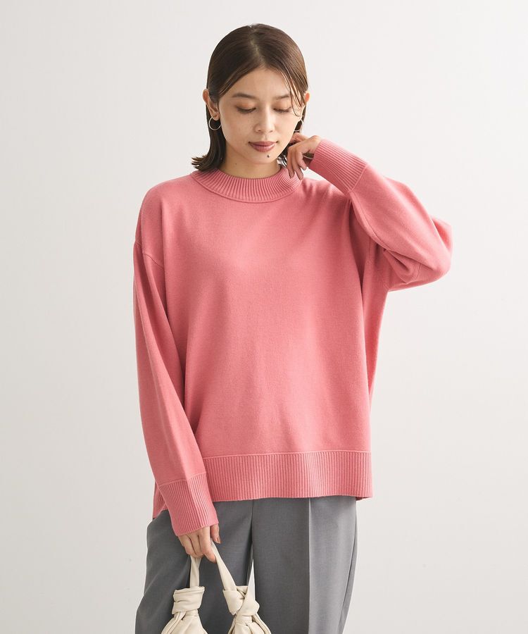 Green Parks「もちやわモックネックニットプルオーバー」|ニット・セーター|