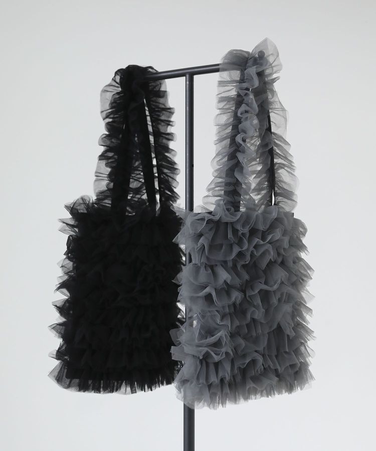 armonia「OTO.HA. チュールフリルA4トートバッグ」|トートバッグ|