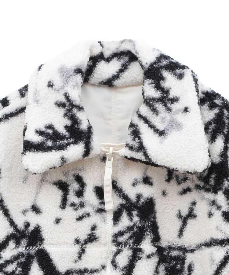 Green Parks「リバーシブルプリント柄ボアブルゾン」|ブルゾン・スタジャン|