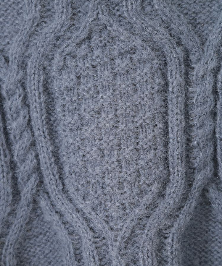 Green Parks「・swing by フリンジタートルニット」|ニット・セーター|