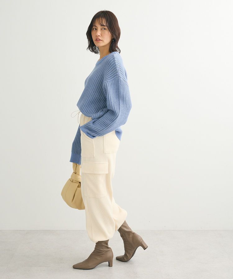 Green Parks「・ELENCARE DUE タック編バイカラーニット」|ニット・セーター|