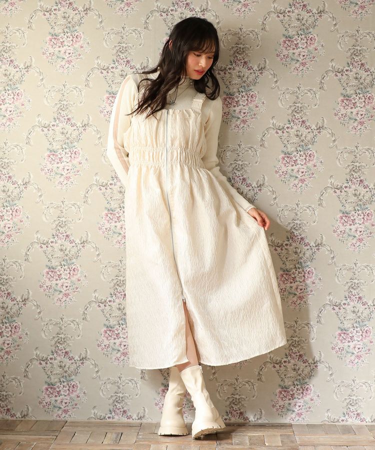 Green Parks「・SUGAR SPOON ジャカードジャンスカ」|ジャンパースカート|