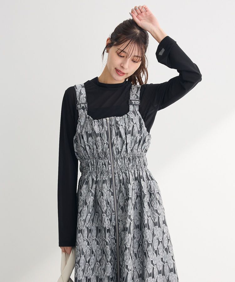 Green Parks「・SUGAR SPOON ジャカードジャンスカ」|ジャンパースカート|