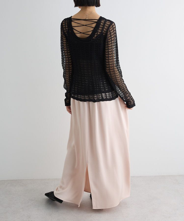 AnriettMusee「SET2点 クロシェ風ニットプルオーバー」|ニット・セーター|