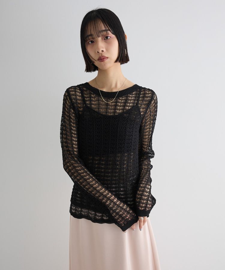 AnriettMusee「SET2点 クロシェ風ニットプルオーバー」|ニット・セーター|