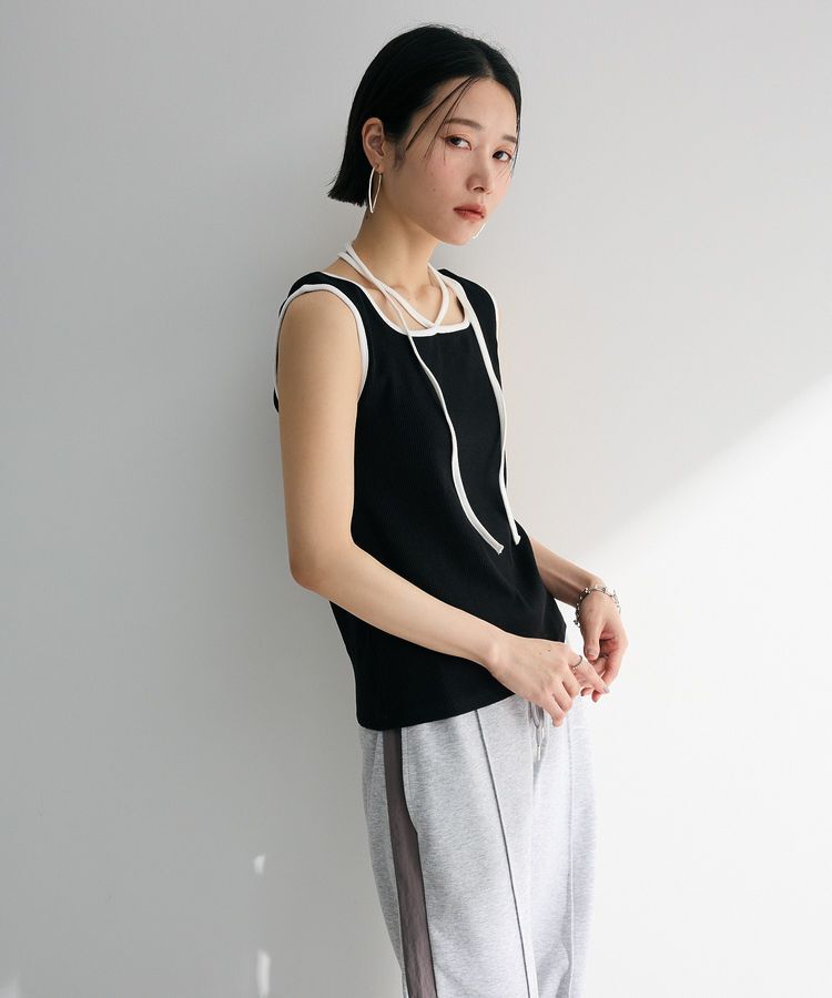 Green Parks「チョーカー付きタンクトップ」|インナー|