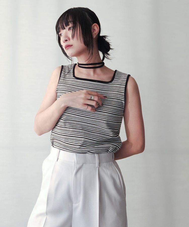 Green Parks「チョーカー付きタンクトップ」|インナー|
