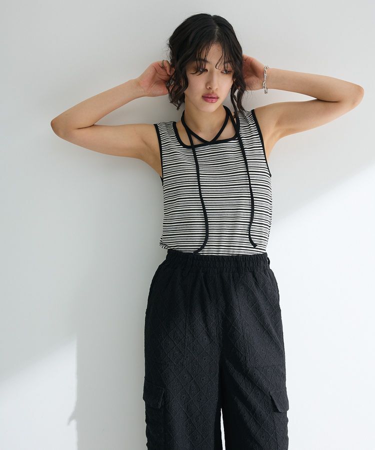 Green Parks「チョーカー付きタンクトップ」|インナー|