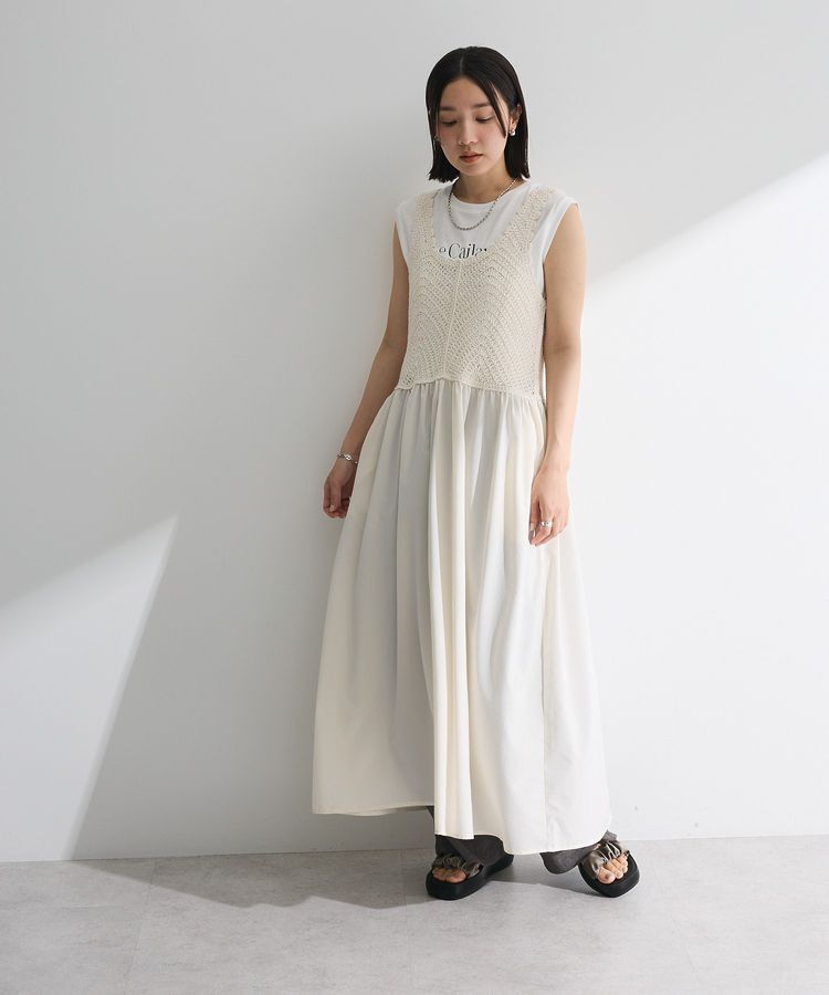 Green Parks「・SUGAR SPOON クロシェキリカエワンピース」|ワンピース|