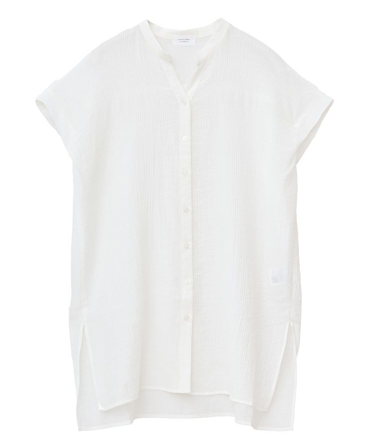 Green Parks「Kids 半袖シアーシャツワンピース」|ワンピース|