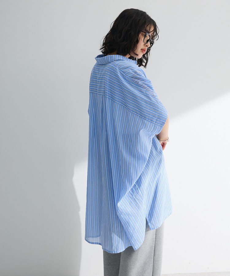 Green Parks「インド綿 ボイルポンチョチュニック」|チュニック|