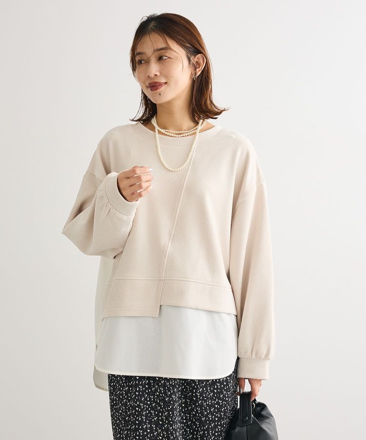 Green Parks「カットコーデュロイドッキングプルオーバー」|Tシャツ・カットソー|