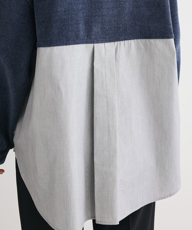 Green Parks「カットコーデュロイドッキングプルオーバー」|Tシャツ・カットソー|