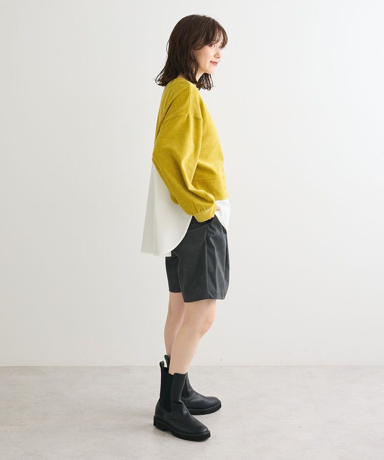 Green Parks「カットコーデュロイドッキングプルオーバー」|Tシャツ・カットソー|