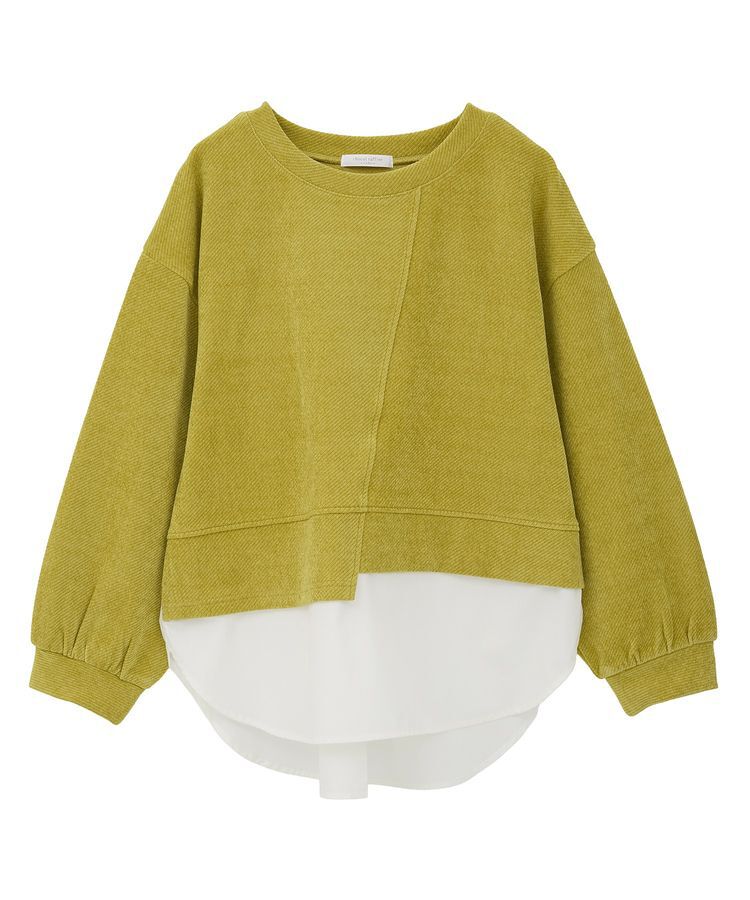 Green Parks「カットコーデュロイドッキングプルオーバー」|Tシャツ・カットソー|