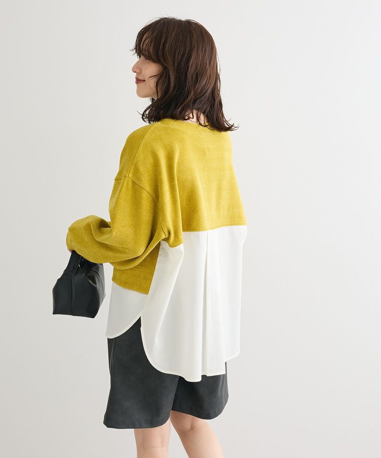 Green Parks「カットコーデュロイドッキングプルオーバー」|Tシャツ・カットソー|