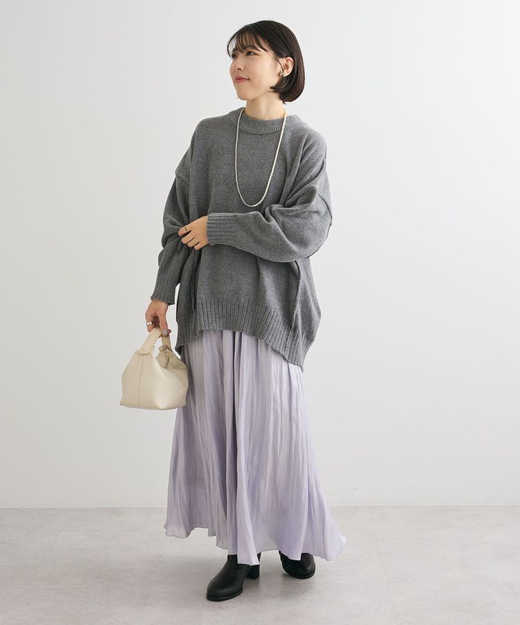 Green Parks「リラックスモールニットチュニック」|ニット・セーター|