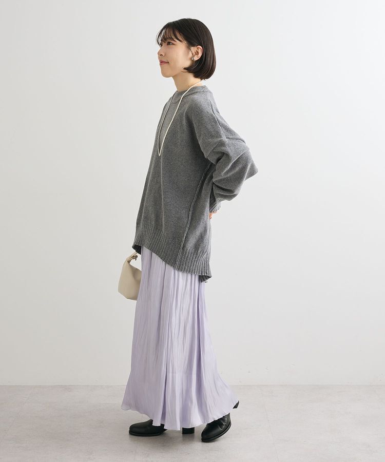 Green Parks「リラックスモールニットチュニック」|ニット・セーター|
