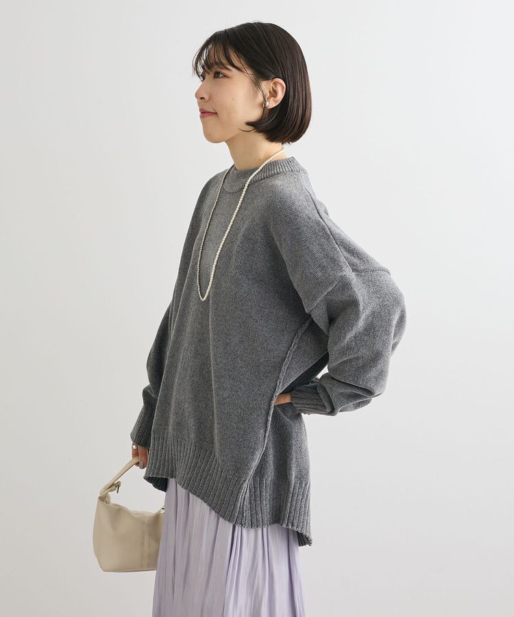 Green Parks「リラックスモールニットチュニック」|ニット・セーター|