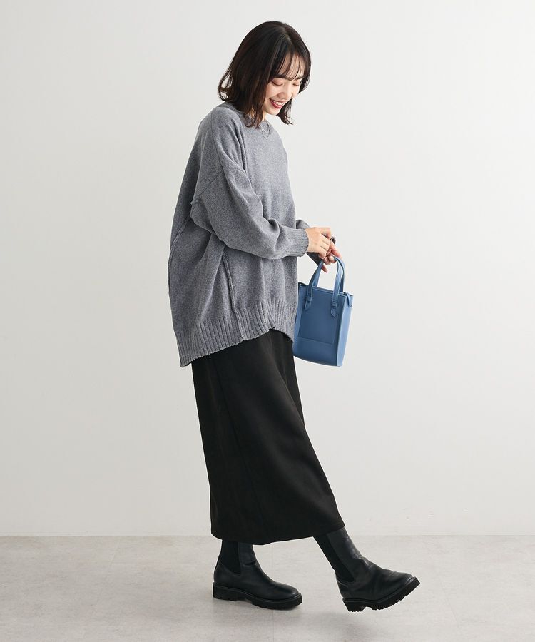 Green Parks「リラックスモールニットチュニック」|ニット・セーター|
