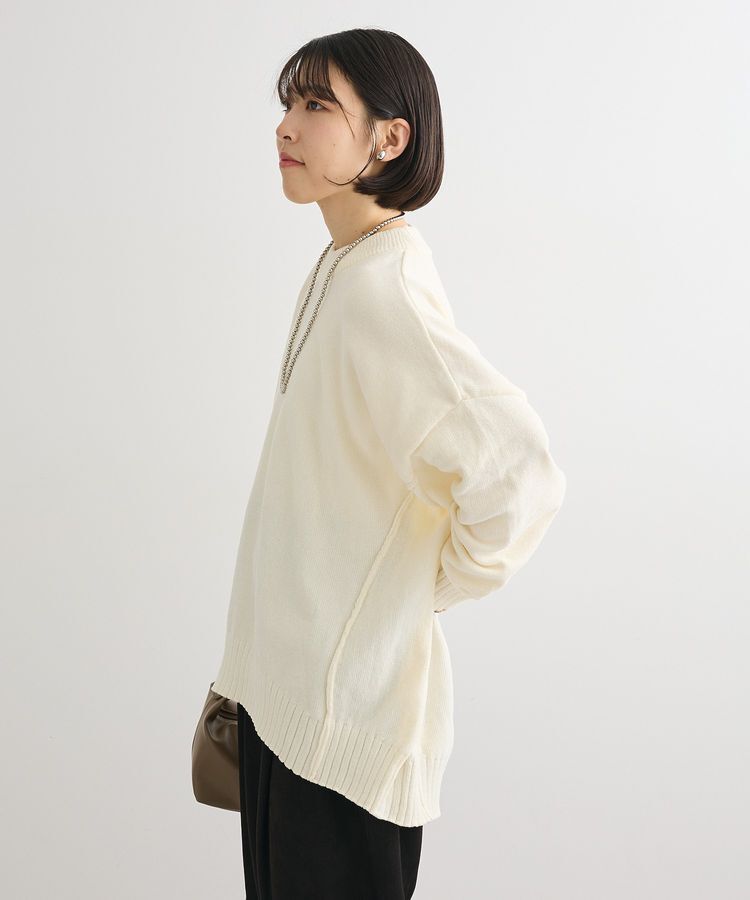 Green Parks「リラックスモールニットチュニック」|ニット・セーター|