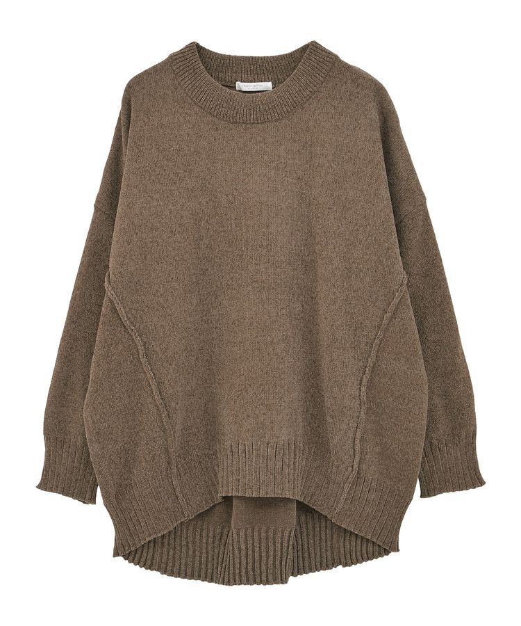 Green Parks「リラックスモールニットチュニック」|ニット・セーター|