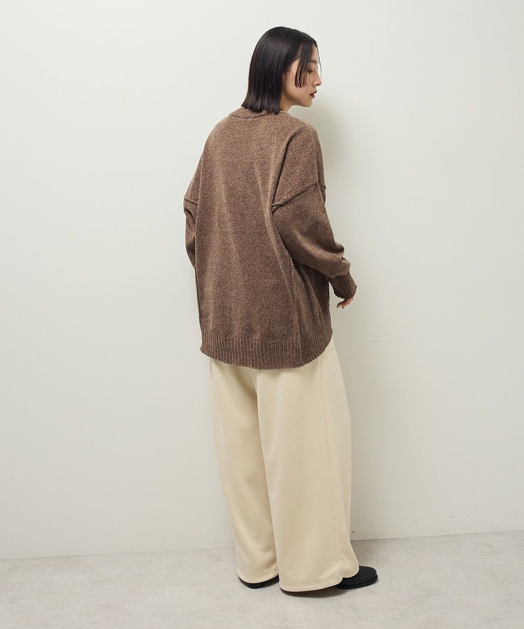 Green Parks「リラックスモールニットチュニック」|ニット・セーター|