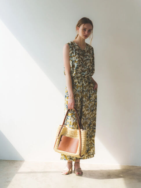 YECCA VECCA「ペーパー手編みトートバッグ」|ハンドバッグ|