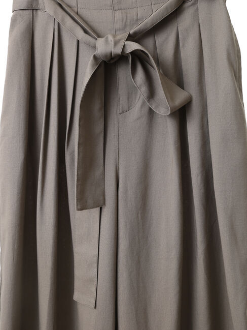 YECCA VECCA「ハイウエストリボンワイドパンツ」|その他|