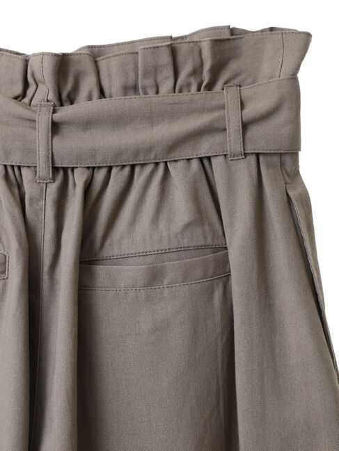 YECCA VECCA「ハイウエストリボンワイドパンツ」|その他|