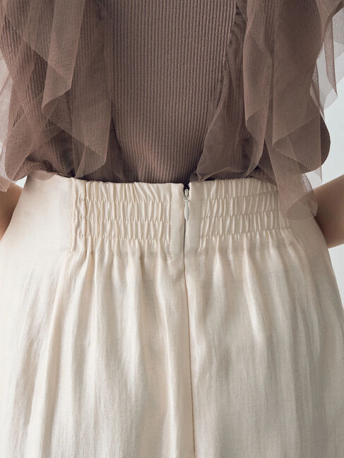 YECCA VECCA「シャイニーロングスカート」|スカート|