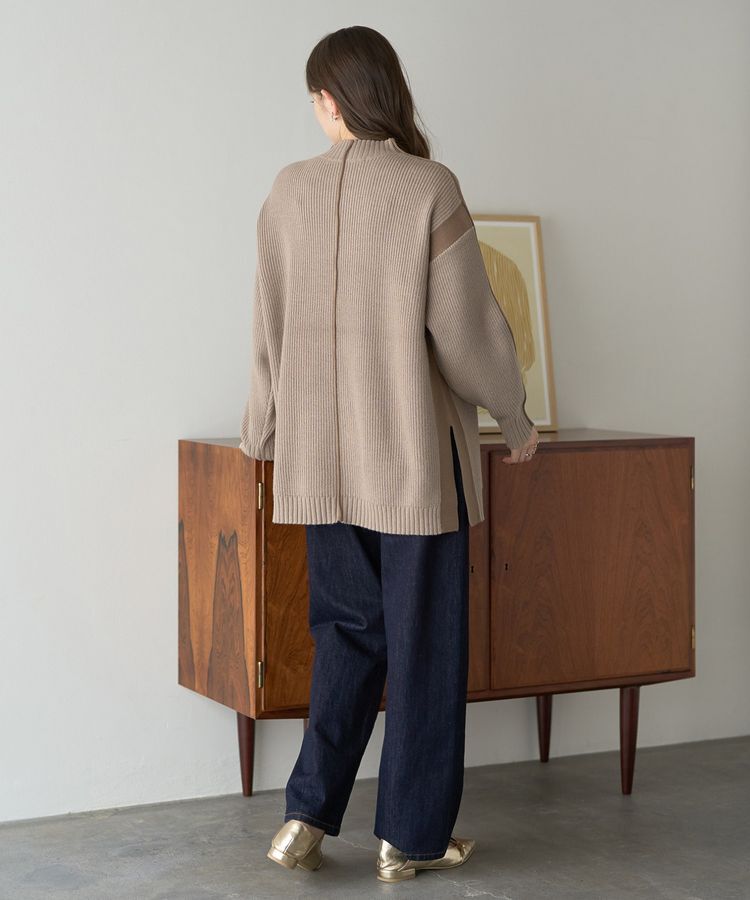 YECCA VECCA「配色ラインニット」|ニット・セーター|