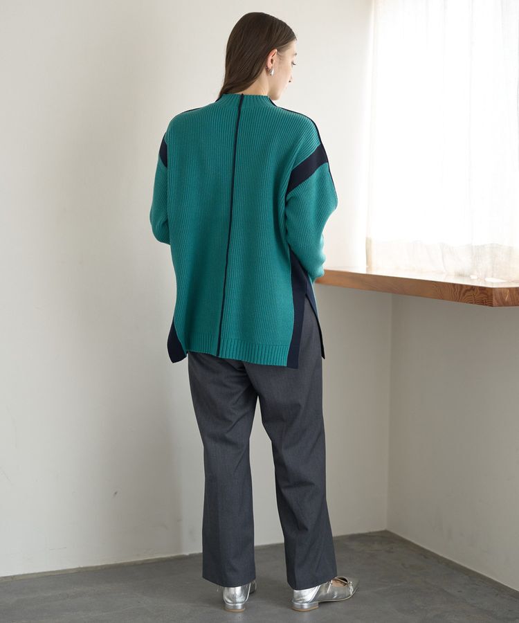 YECCA VECCA「配色ラインニット」|ニット・セーター|