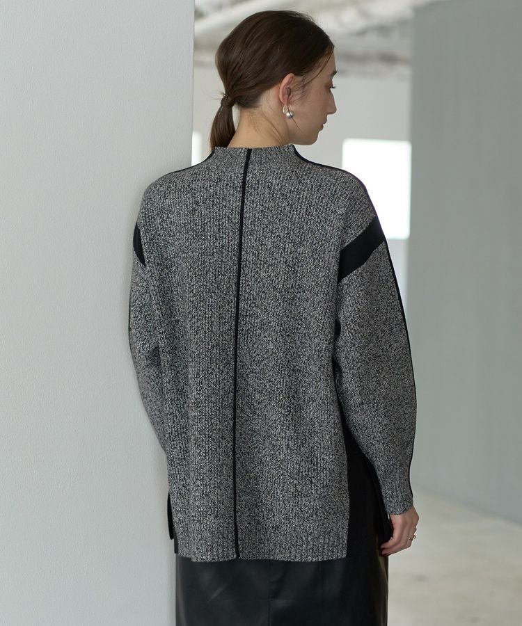 YECCA VECCA「配色ラインニット」|ニット・セーター|