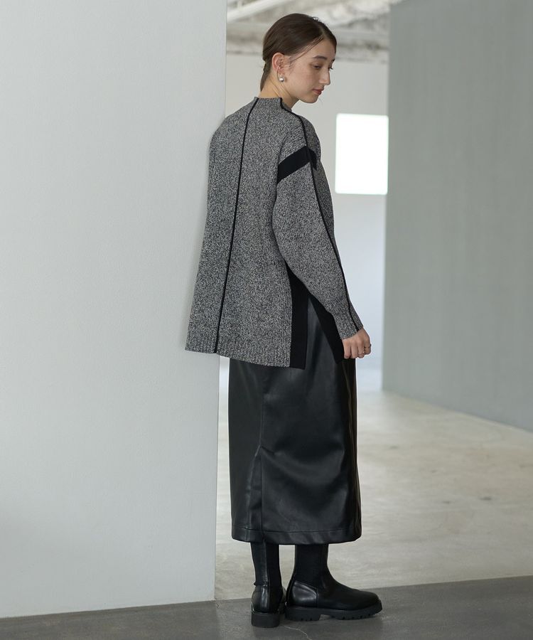 YECCA VECCA「配色ラインニット」|ニット・セーター|