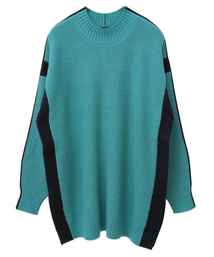 YECCA VECCA「配色ラインニット」|ニット・セーター|