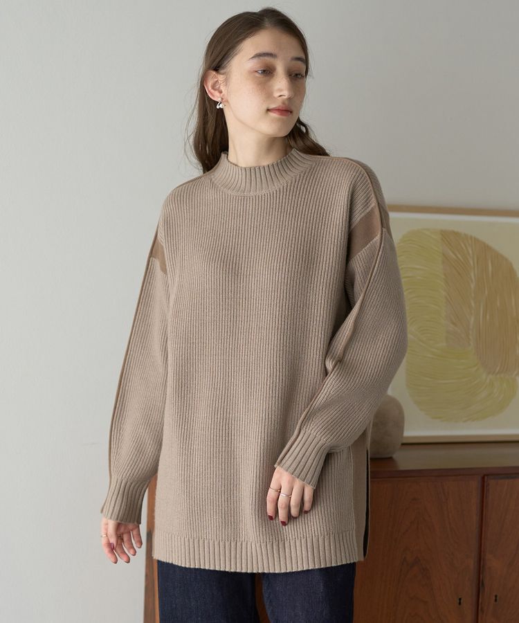 YECCA VECCA「配色ラインニット」|ニット・セーター|