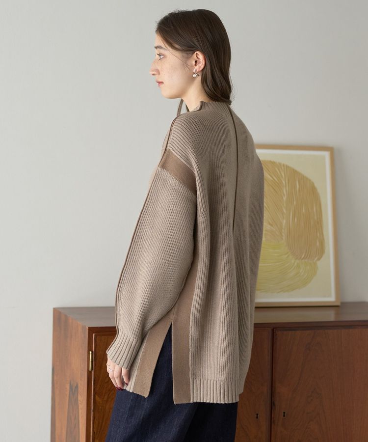 YECCA VECCA「配色ラインニット」|ニット・セーター|