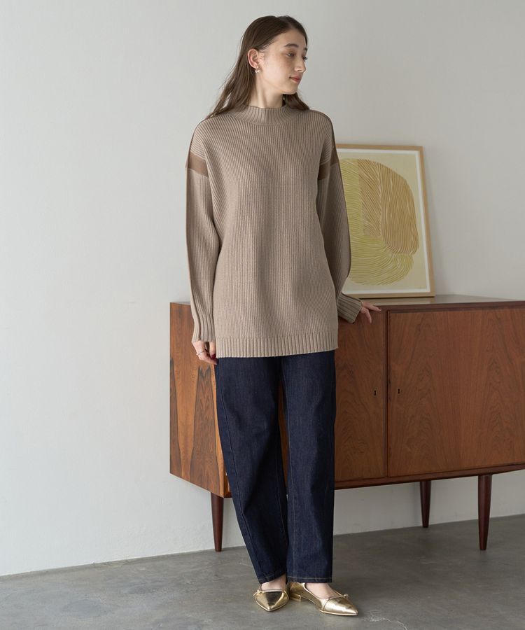 YECCA VECCA「配色ラインニット」|ニット・セーター|