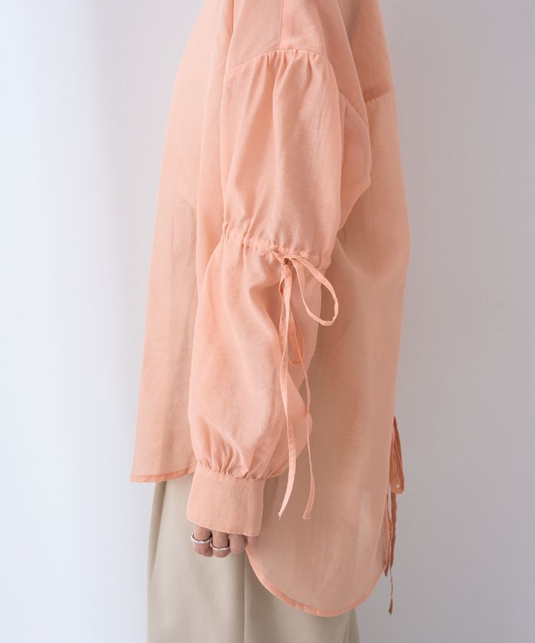 YECCA VECCA「バックリボンシアーシャツ」|シャツ・ブラウス|