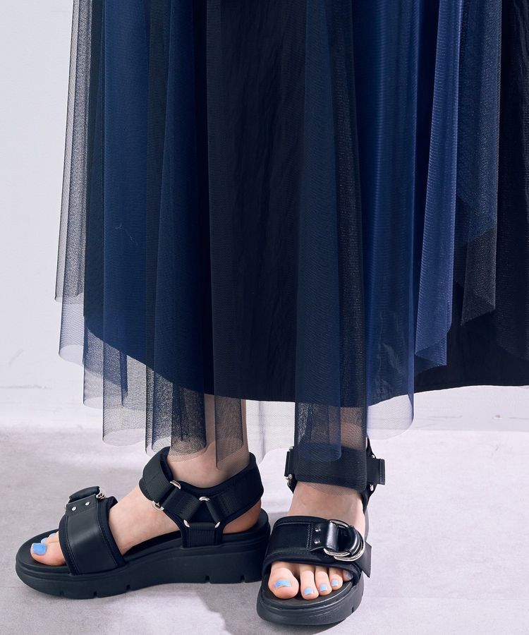 Editt by YECCA VECCA「【2点SET】マルチwayチュールスカート」|フレア|