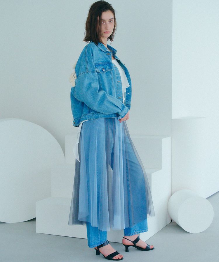 Editt by YECCA VECCA「【2点SET】マルチwayチュールスカート」|フレア|