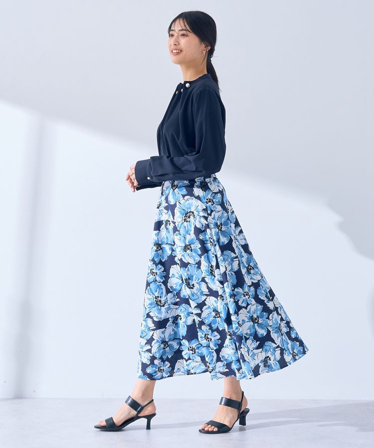 YECCA VECCA「パールタックブラウス」|シャツ・ブラウス|