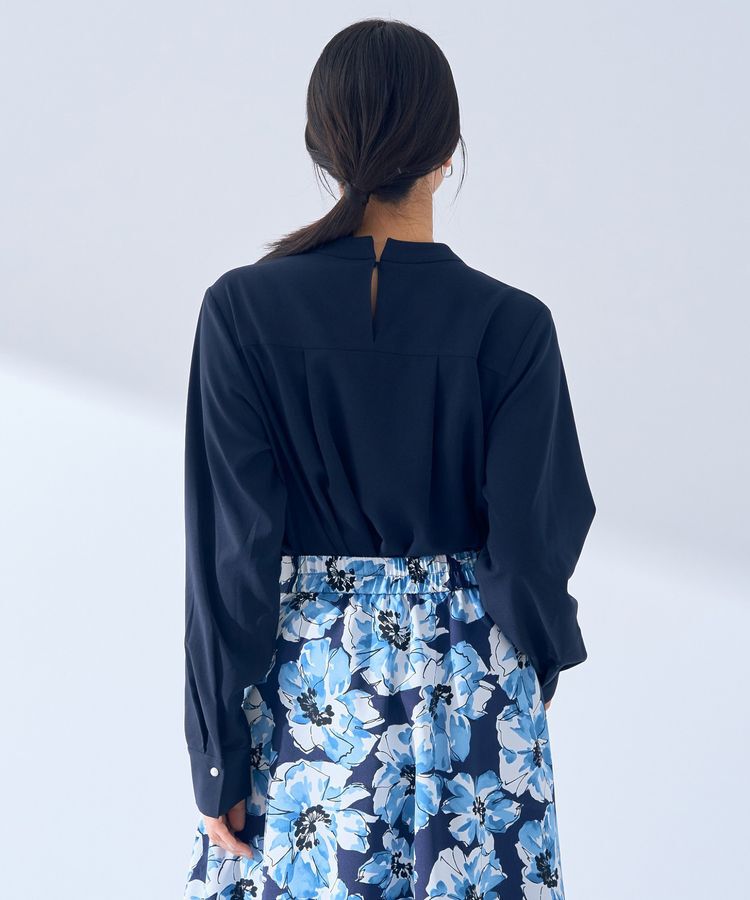 YECCA VECCA「パールタックブラウス」|シャツ・ブラウス|