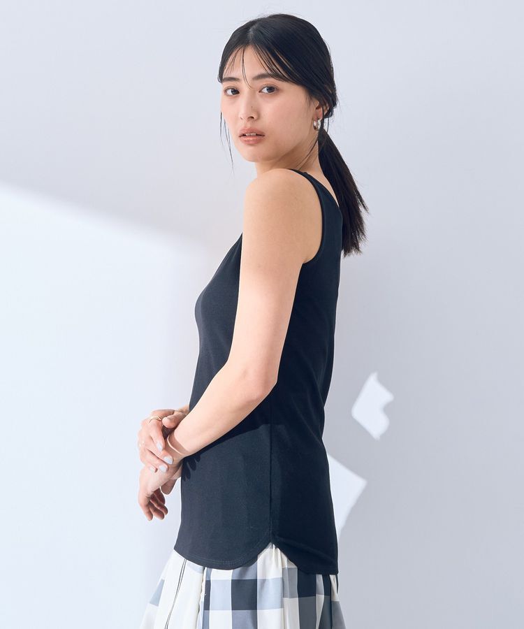 YECCA VECCA「2wayスクエアリブタンクトップ」|インナー|