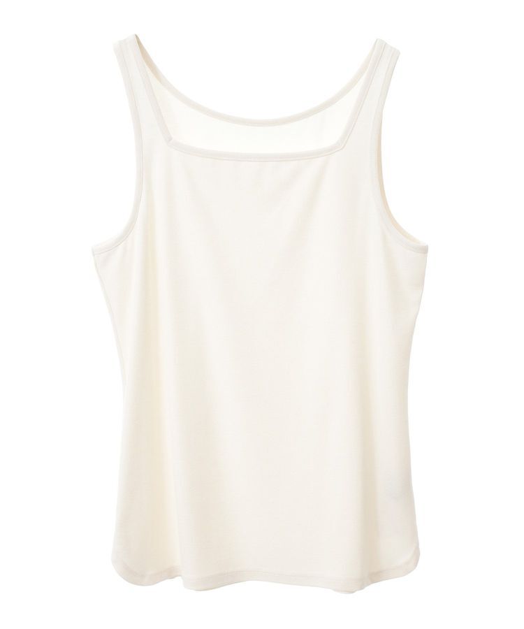 YECCA VECCA「2wayスクエアリブタンクトップ」|インナー|