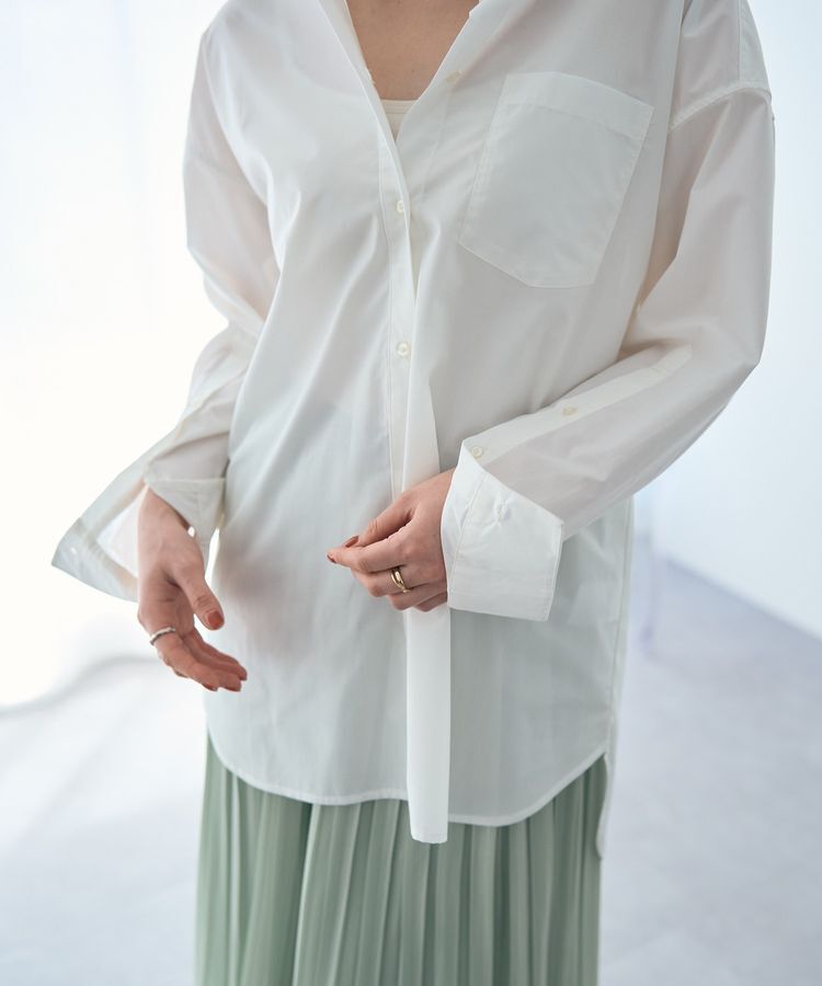 YECCA VECCA「イージーケアバック釦シャツ」|シャツ・ブラウス|
