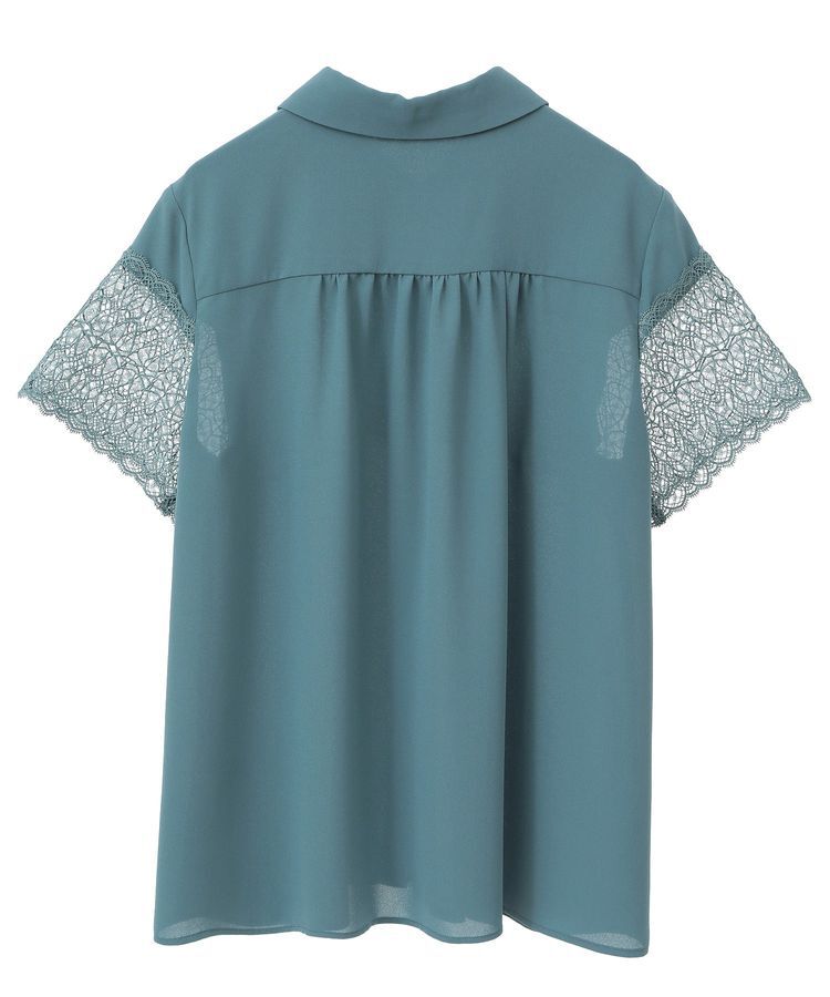 YECCA VECCA「レースMIXブラウス」|シャツ・ブラウス|