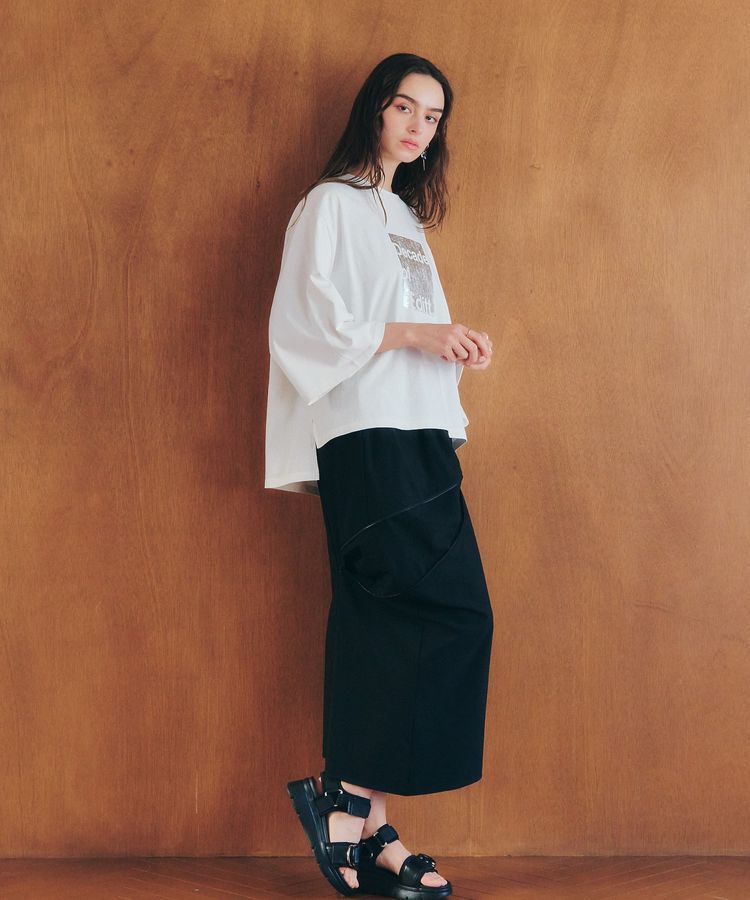 Editt by YECCA VECCA「ZIPデザインアシメスカート」|スカート|