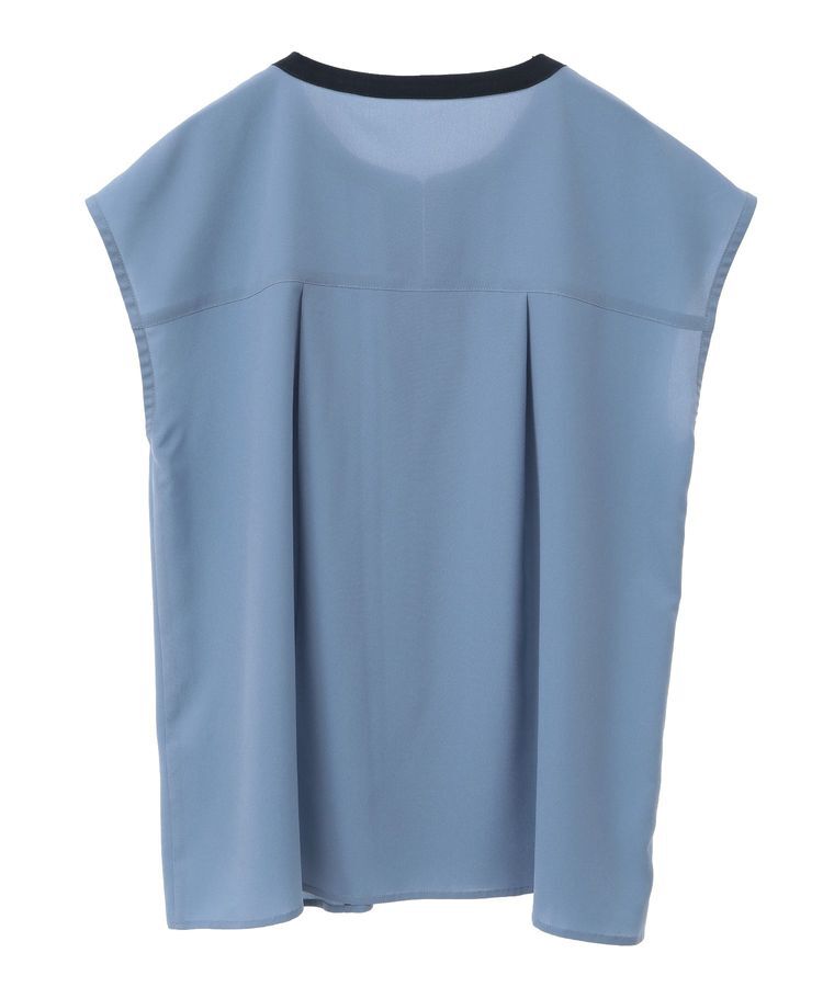 YECCA VECCA「配色タックデザインブラウス」|シャツ・ブラウス|